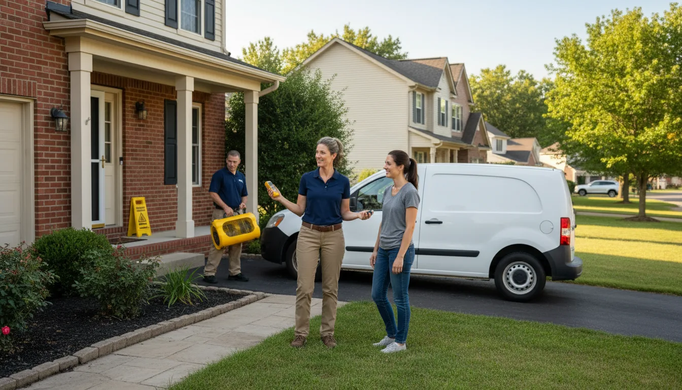 Residential water damage restoration in Plains, MT